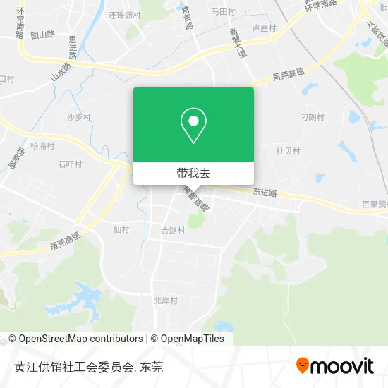 黄江供销社工会委员会地图