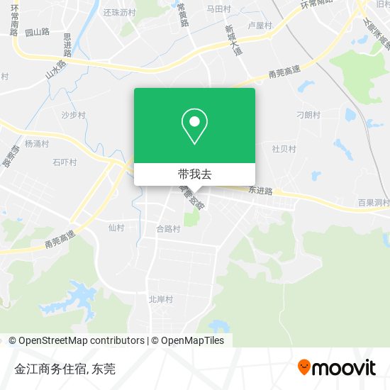 金江商务住宿地图