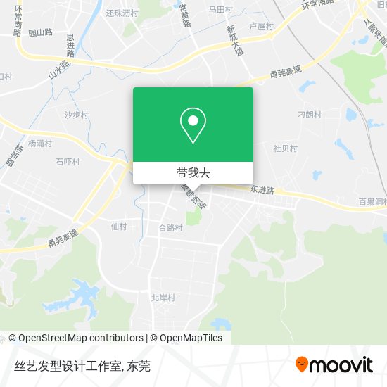 丝艺发型设计工作室地图