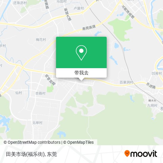 田美市场(福乐街)地图