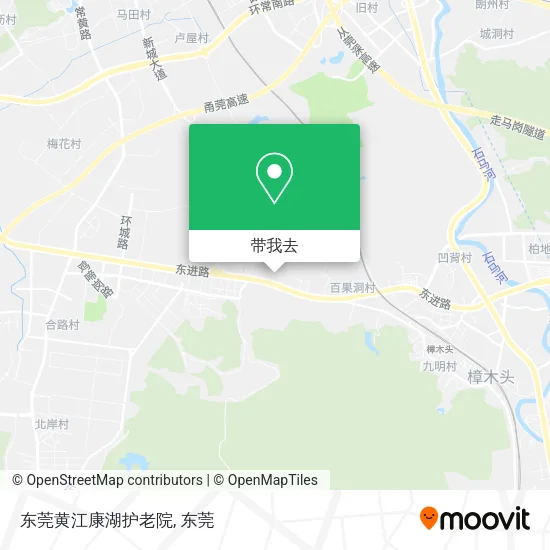 东莞黄江康湖护老院地图