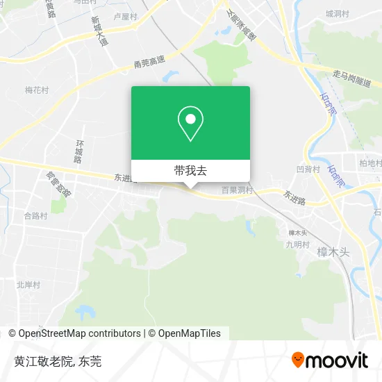 黄江敬老院地图