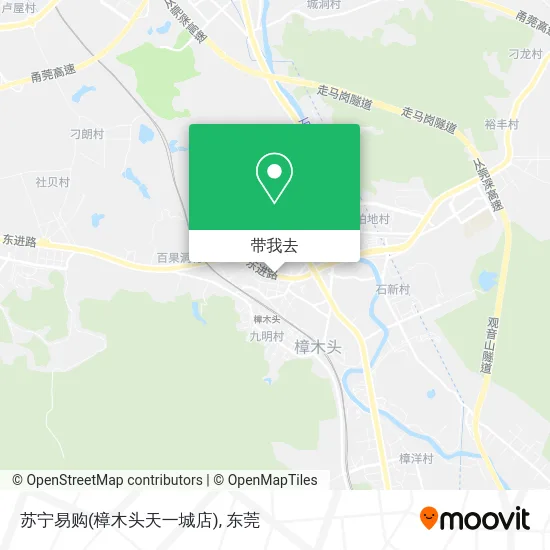 苏宁易购(樟木头天一城店)地图