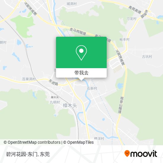 碧河花园-东门地图