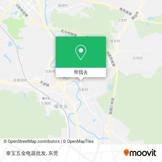 泰宝五金电器批发地图