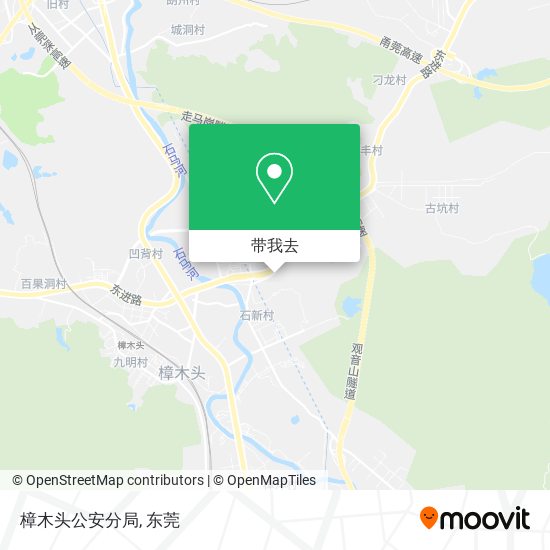 樟木头公安分局地图