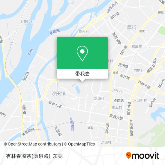 杏林春凉茶(濂泉路)地图