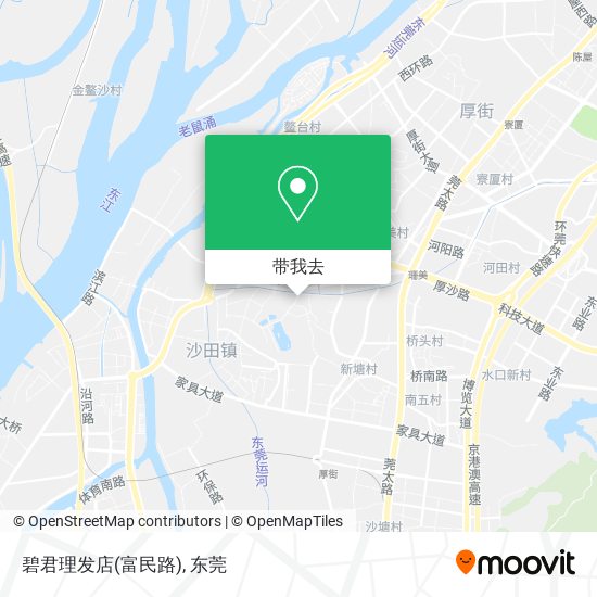 碧君理发店(富民路)地图