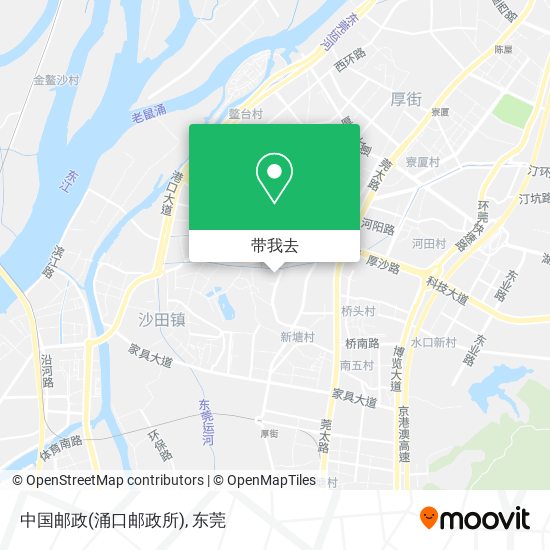 中国邮政(涌口邮政所)地图