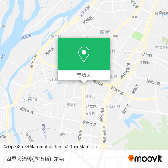 四季大酒楼(厚街店)地图