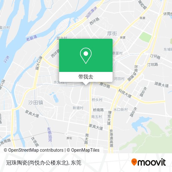 冠珠陶瓷(尚悦办公楼东北)地图
