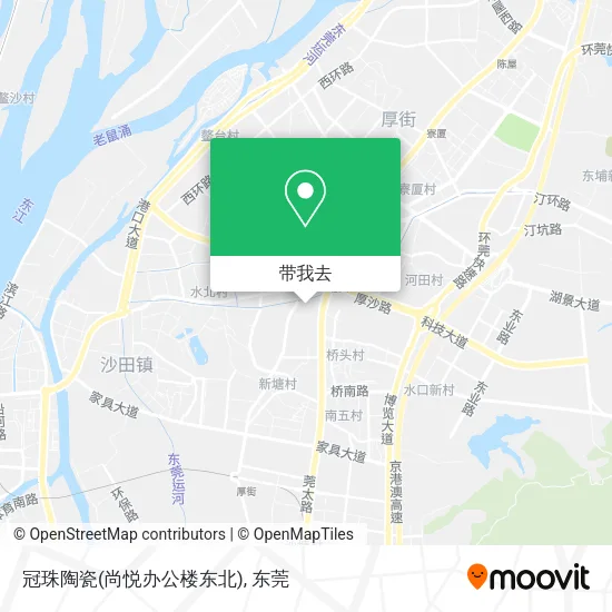 冠珠陶瓷(尚悦办公楼东北)地图