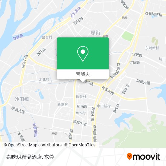 嘉映玥精品酒店地图