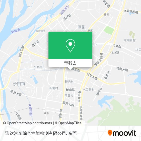 迅达汽车综合性能检测有限公司地图