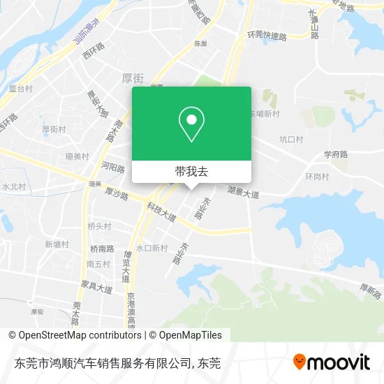 东莞市鸿顺汽车销售服务有限公司地图