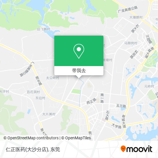 仁正医药(大沙分店)地图