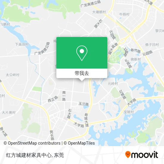 红方城建材家具中心地图
