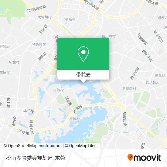 松山湖管委会规划局地图