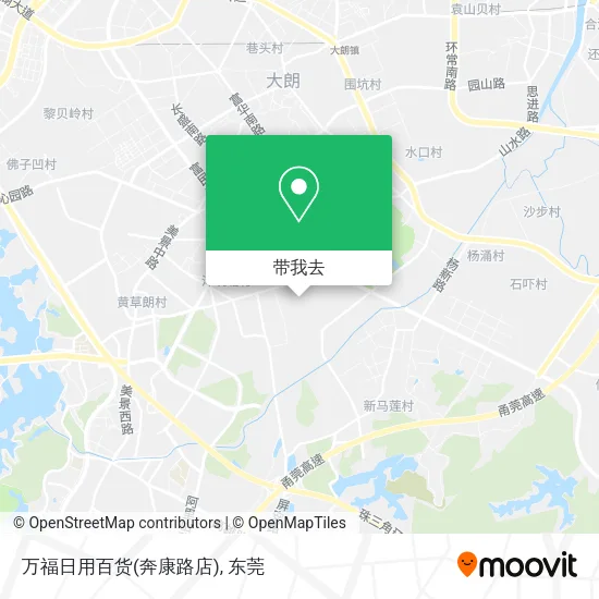 万福日用百货(奔康路店)地图
