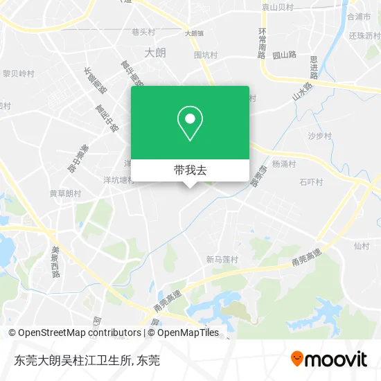 东莞大朗吴柱江卫生所地图