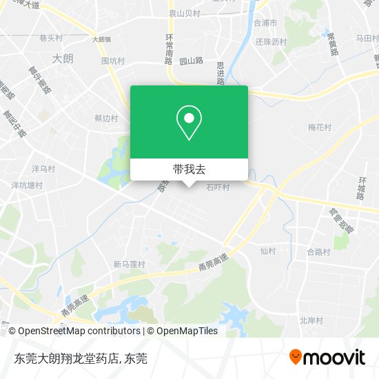 东莞大朗翔龙堂药店地图