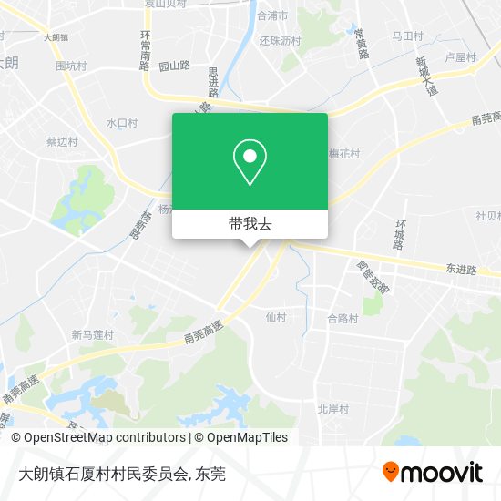 大朗镇石厦村村民委员会地图