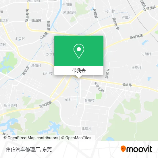伟信汽车修理厂地图