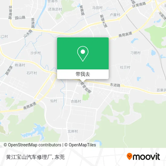 黄江宝山汽车修理厂地图