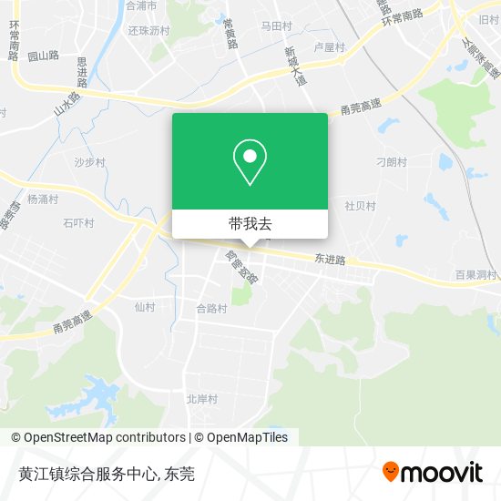 黄江镇综合服务中心地图