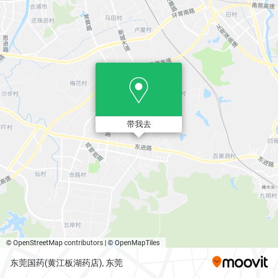 东莞国药(黄江板湖药店)地图