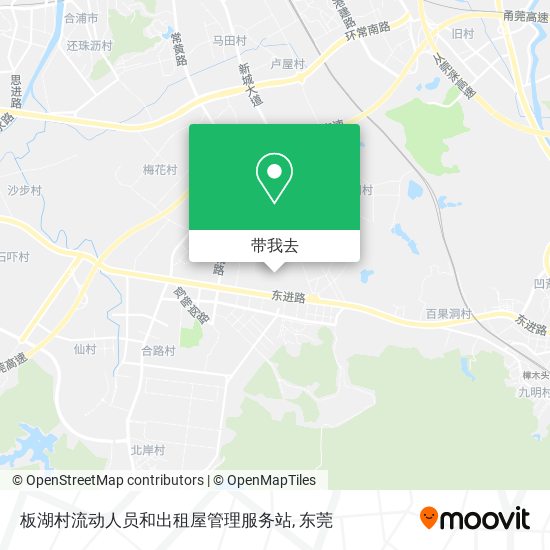 板湖村流动人员和出租屋管理服务站地图