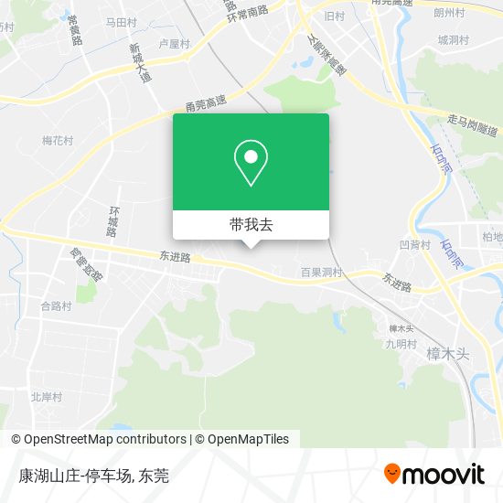 康湖山庄-停车场地图