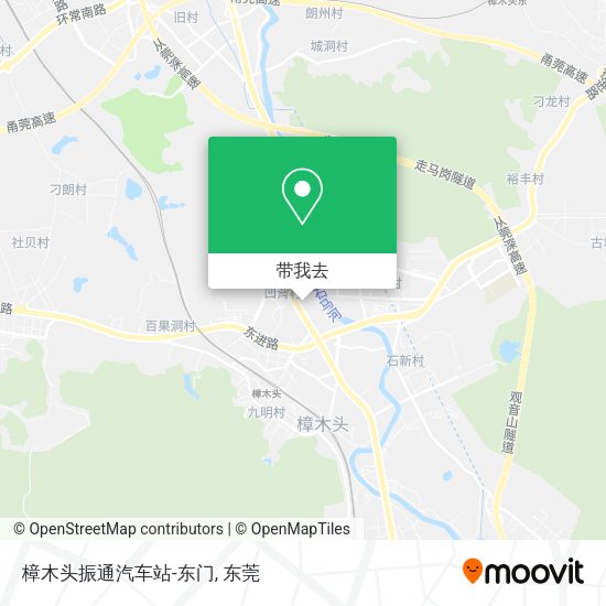 樟木头振通汽车站-东门地图