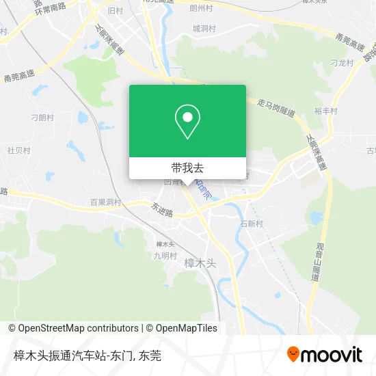 樟木头振通汽车站-东门地图