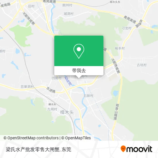 梁氏水产批发零售大闸蟹地图