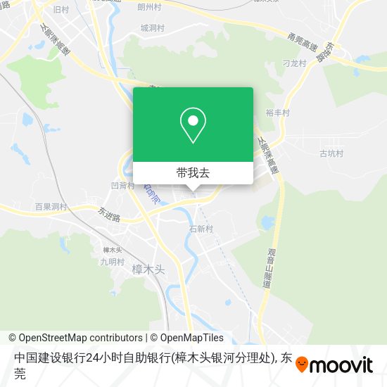 中国建设银行24小时自助银行(樟木头银河分理处)地图