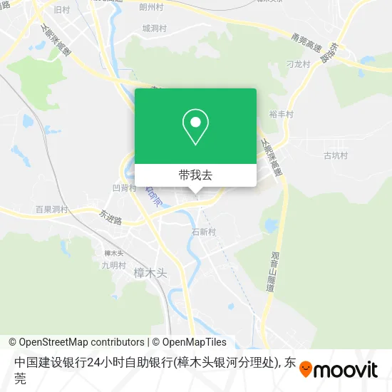 中国建设银行24小时自助银行(樟木头银河分理处)地图