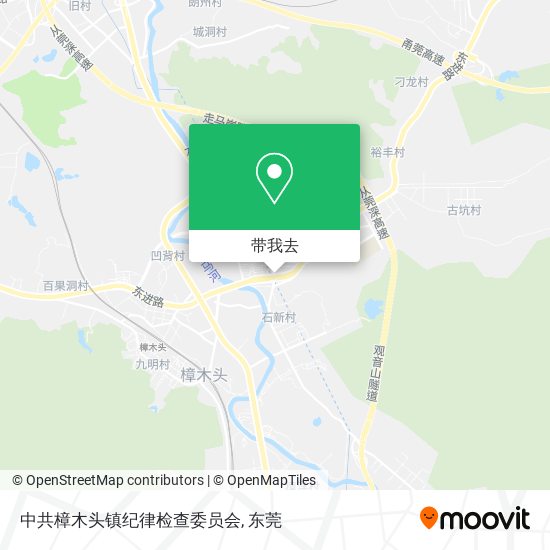 中共樟木头镇纪律检查委员会地图