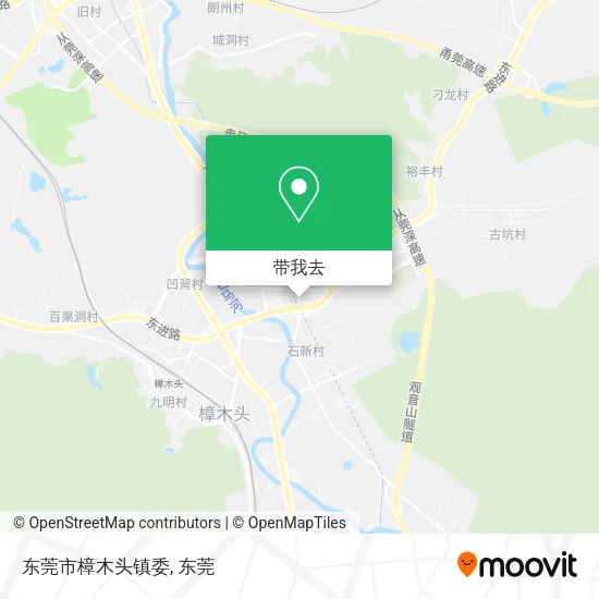 东莞市樟木头镇委地图