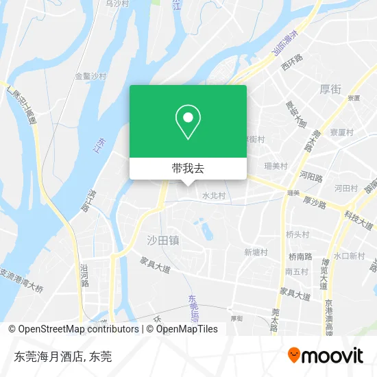 东莞海月酒店地图