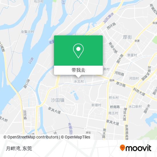 月畔湾地图