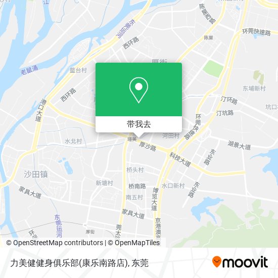 力美健健身俱乐部(康乐南路店)地图