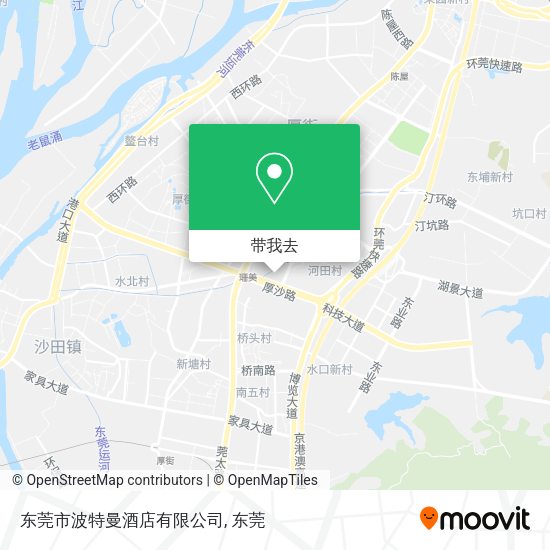 东莞市波特曼酒店有限公司地图