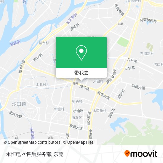 永恒电器售后服务部地图