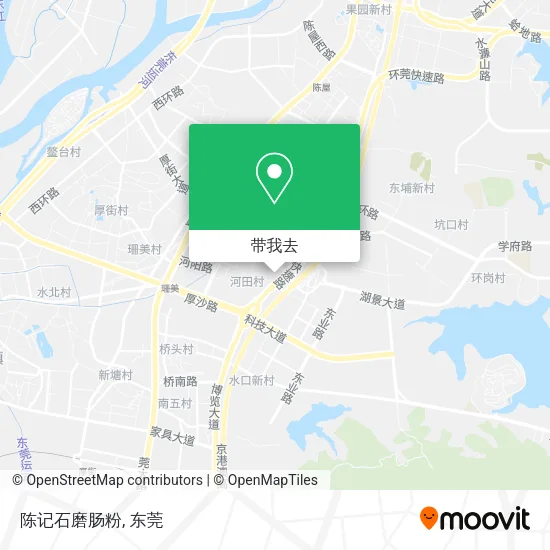 陈记石磨肠粉地图