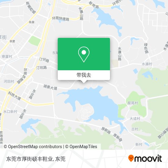 东莞市厚街硕丰鞋业地图