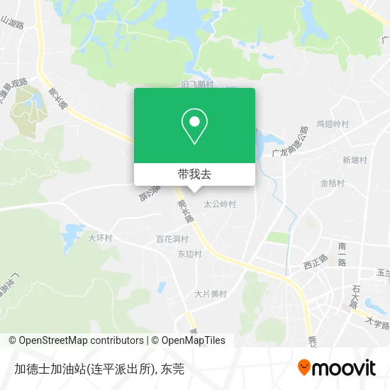 加德士加油站(连平派出所)地图