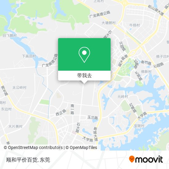 顺和平价百货地图