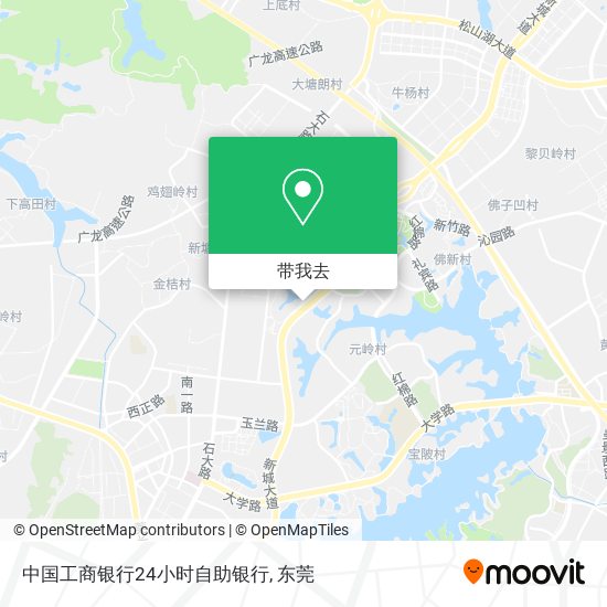 中国工商银行24小时自助银行地图