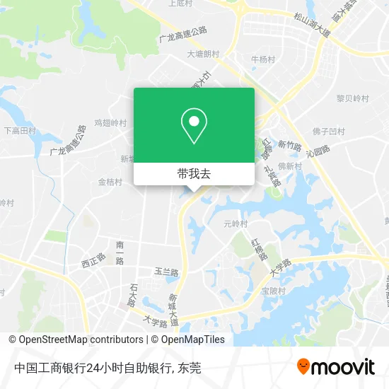 中国工商银行24小时自助银行地图